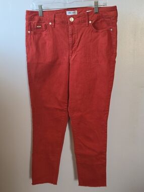 Nine West Rust Colored Straight Leg Jeans